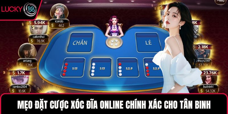 Mẹo đặt cược xóc đĩa online chính xác cho tân binh